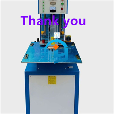 PLC controlled single haead automatic name badge ing machine