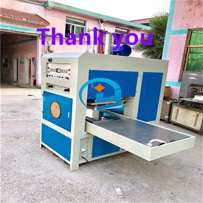 Double head air pressure clothing LOGO high frequency marking machine