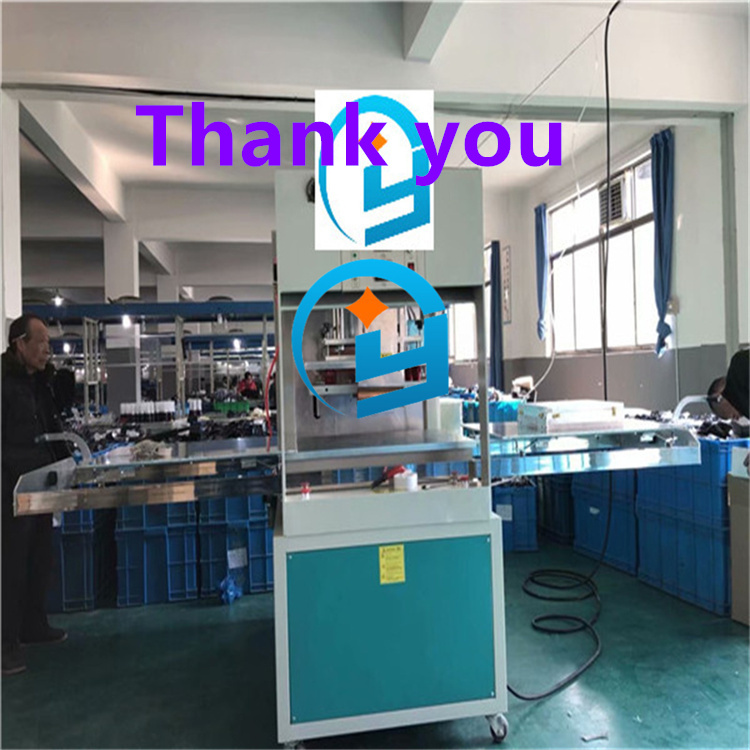 High frequency welding machine for inflatable airship